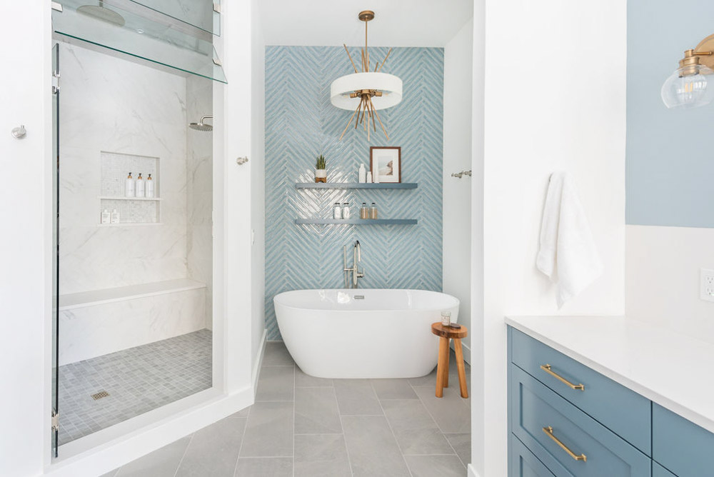 bathroom remodel, Sierra James construction services 